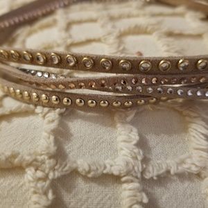 3/$20 Adorable rhinestone sparkly choker necklace